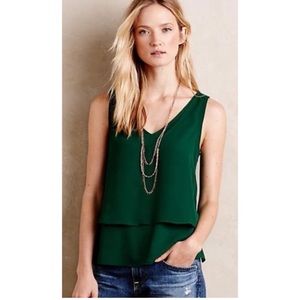 Anthropologie HD Paris Layered Two Tier Tank- like new